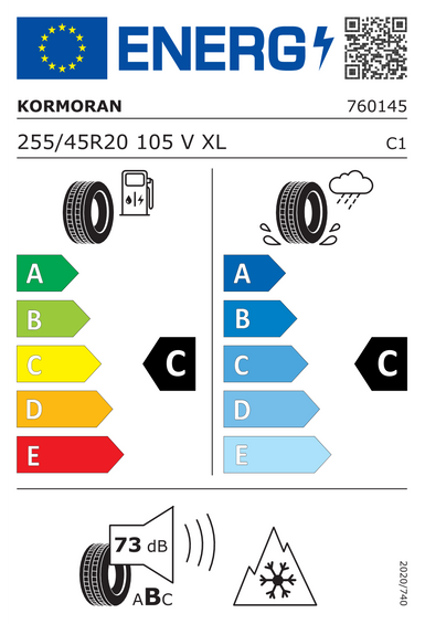 4x RUOTE 20 Invernali DODGE CHARGER VI LX Kormoran 255/45 R20