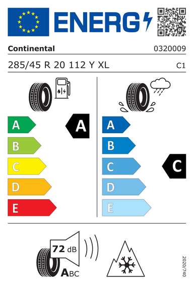 Neumáticos Continental AllSeasonContact 2 XL FR 285/45 R20 112Y