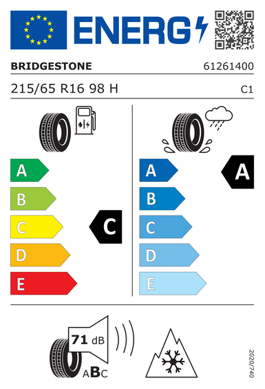 4x RUOTE 16 Invernali CHRYSLER SEBRING JS Bridgestone 215/65 R16