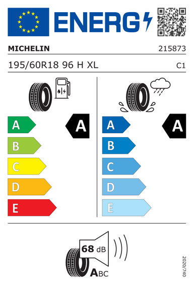 Pneumatiky Michelin E PRIMACY XL S1 195/60 R18 96H