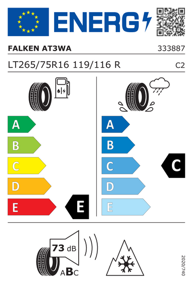 Pneumatiky Falken WILDPEAK A/T AT3WA 265/75 R16 119R