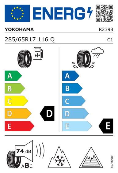 Anvelope Yokohama iceGUARD G075 285/65 R17 116Q