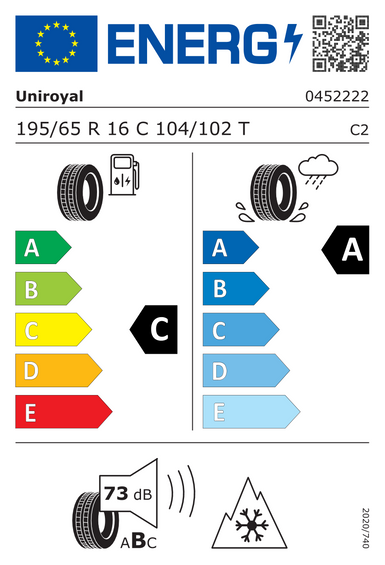 Neumáticos Uniroyal AllSeasonMax 195/65 R16 104T