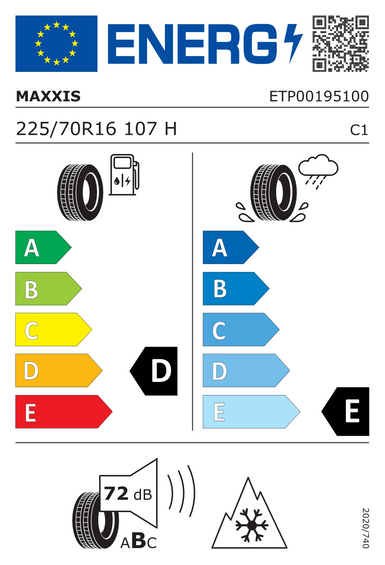 Tires Maxxis MA-SW XL 225/70 R16 107H