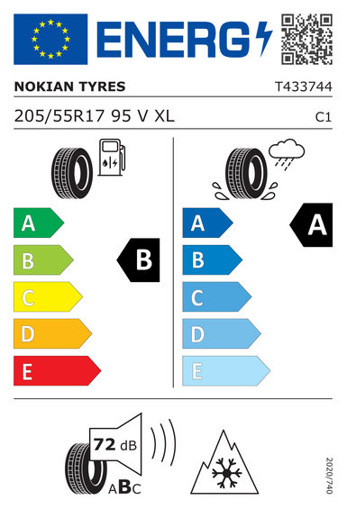 4x RUEDAS 17 Invierno AUDI A3 ALLSTREET 8Y Nokian 205/55 R17