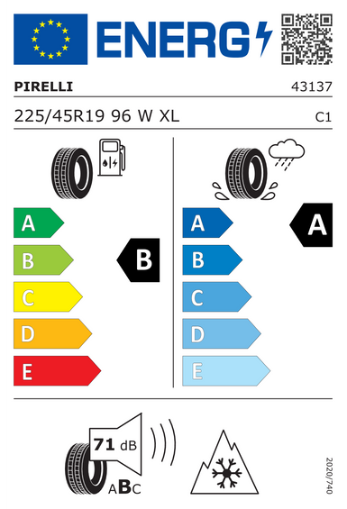Neumáticos Pirelli Cinturato All Season SF3 XL FR 225/45 R19 96W