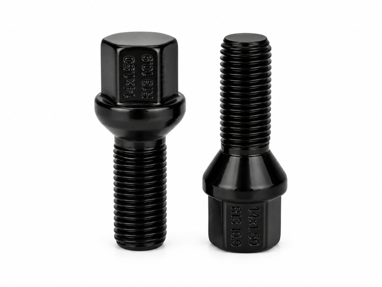 Vis de fixation M14x1,5 / 28mm / sphère / noir / K17