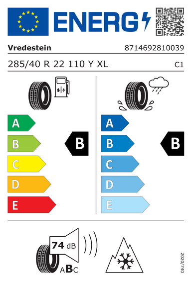Anvelope Vredestein Quatrac Pro+ XL FSL 285/40 R22 110Y