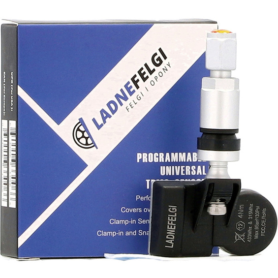 Czujnik ciśnienia w oponach - TPMS - Metalowy Silver 315+433, programowany Autel