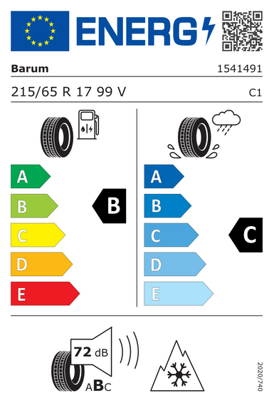 4x ROUES 17 Hiver NISSAN QASHQAI J12 Barum 215/65 R17