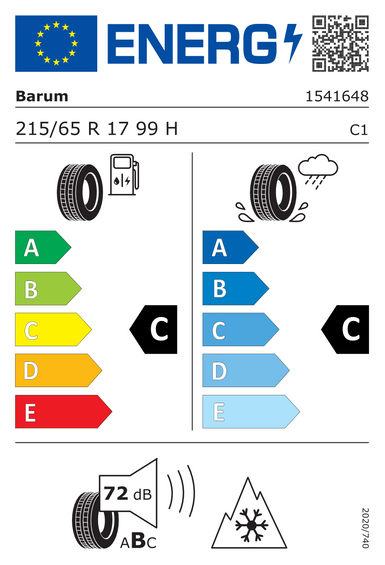 4x ROUES 17 Hiver HYUNDAI TUCSON III TL Barum 215/65 R17