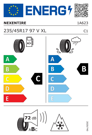 Tires Nexen WINGUARD SPORT 3 235/45 R17 97V