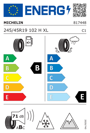 Neumáticos Michelin X-ICE SNOW XL 245/45 R19 102H
