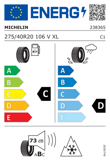 Opony Michelin Pilot Alpin PA4 275/40 R20 106V
