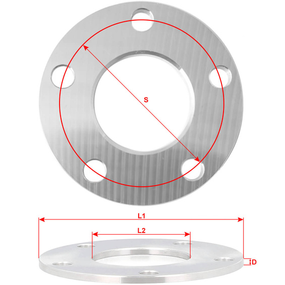 Dystans 5x110 / 65.1 / 5mm / Opel, Alfa Romeo