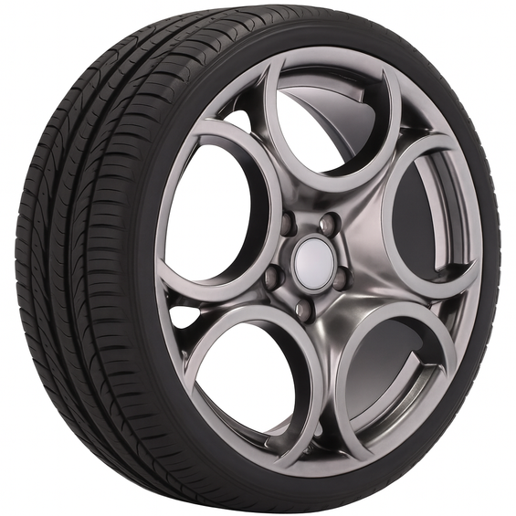 4x ROUES 17 Hiver ALFA ROMEO STELVIO TYPE 949 Continental 235/65 R17