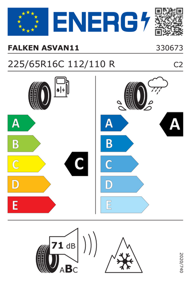 Neumáticos Falken EUROALL SEASON VAN11 225/65 R16 112R