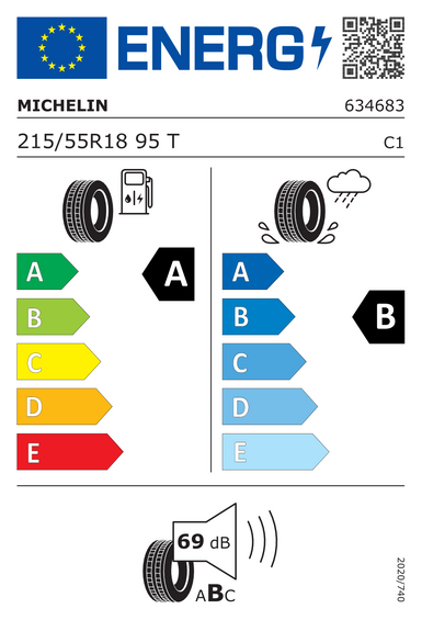 Gumiabroncsok Michelin E PRIMACY 215/55 R18 95T