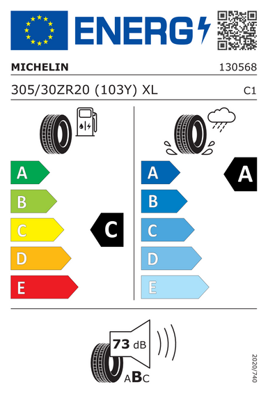Pneumatiky Michelin PILOT SPORT 4S XL FR 305/30 R20 103Y