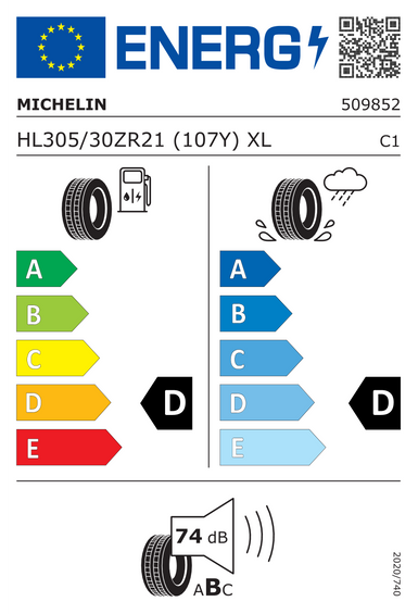 Pneumatiky Michelin PILOT SPORT CUP 2 R HL MO1 305/30 R21 107Y