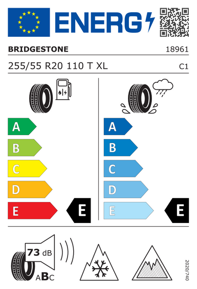 Pneus Bridgestone BLIZZAK DM-V3 XL 255/55 R20 110T