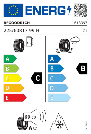 Gumiabroncsok BFGoodrich G-FORCE WINTER2 SUV 225/60 R17 99H