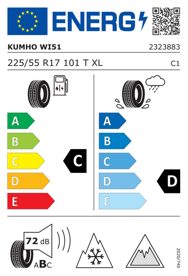 Anvelope Kumho WinterCraft ice Wi51 225/55 R17 101T