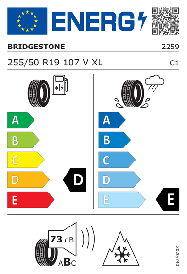 Neumáticos Bridgestone BLIZZAK LM25-4 XL RFT * 255/50 R19 107V