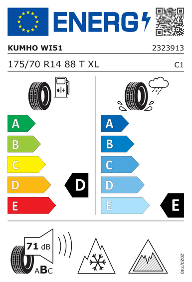 Anvelope Kumho WinterCraft ice Wi51 175/70 R14 88T