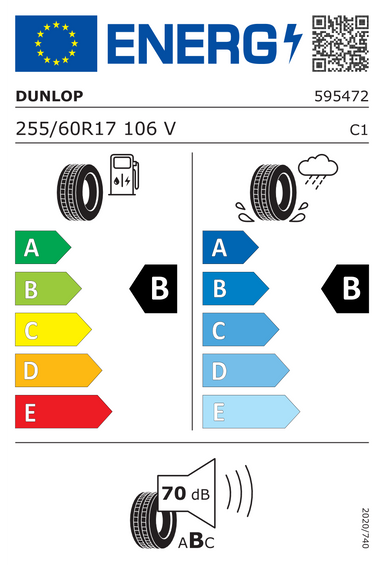 Pneumatiky Dunlop SPORT RESPONSE 255/60 R17 106V