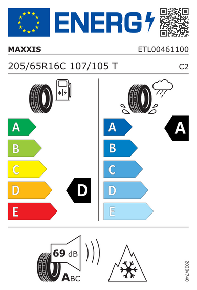 Neumáticos Maxxis VANSMART AS AL2 205/65 R16 107T