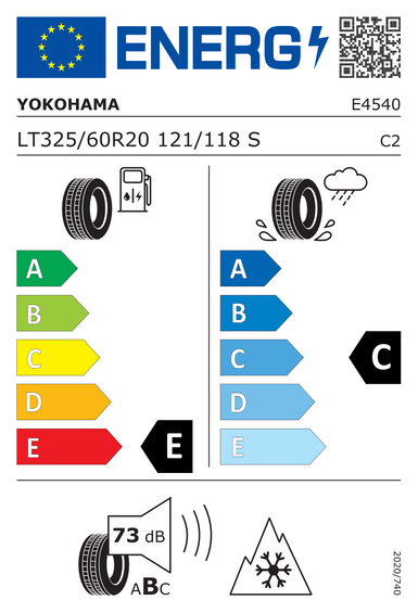 Anvelope Yokohama GEOLANDAR A/T G015 RPB 325/60 R20 121S