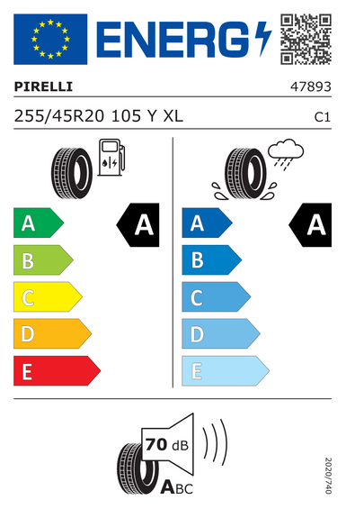 Opony Pirelli Zero 255/45 R20 105Y