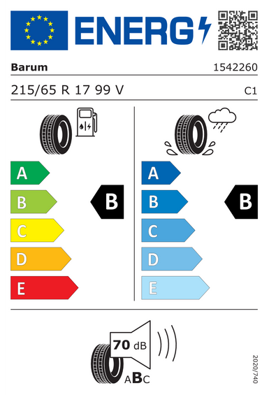 Pneumatiky Barum BRAVURIS 6 FR EV 215/65 R17 99V