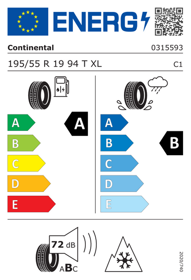 Pneumatici Continental AllSeasonContact 2 195/55 R19 94T