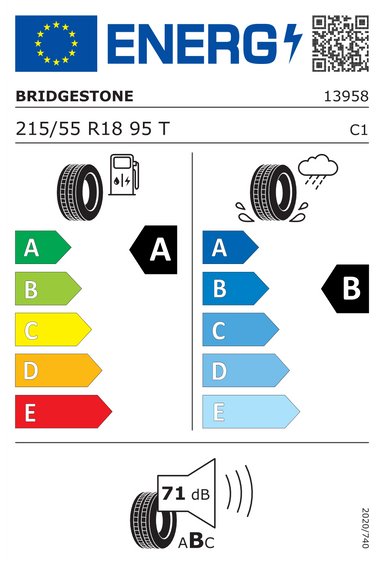 Opony Bridgestone Turanza ECO 215/55 R18 95T