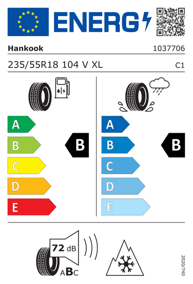 4x KOLESÁ 18 Zimné CUPRA TERRAMAR Hankook 235/55 R18