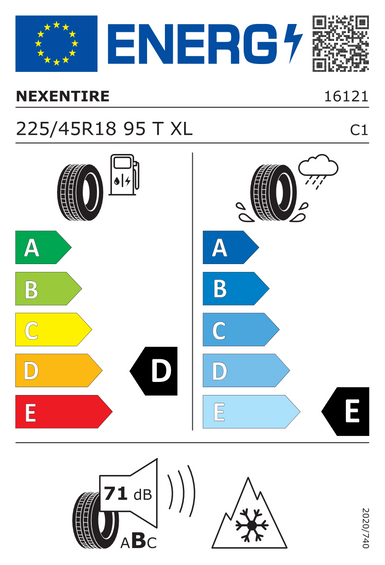 Tires Nexen WINGUARD ICE PLUS XL 225/45 R18 95T
