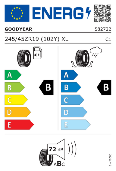 Opony Goodyear Eagle F1 Asymmetric 3 245/45 R19 102Y